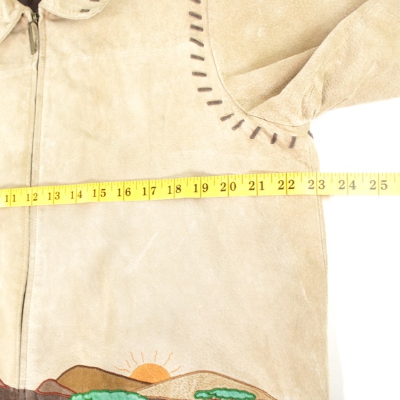 The Quacker Factory Tan Leather African Jacket - Picture 7 of 8